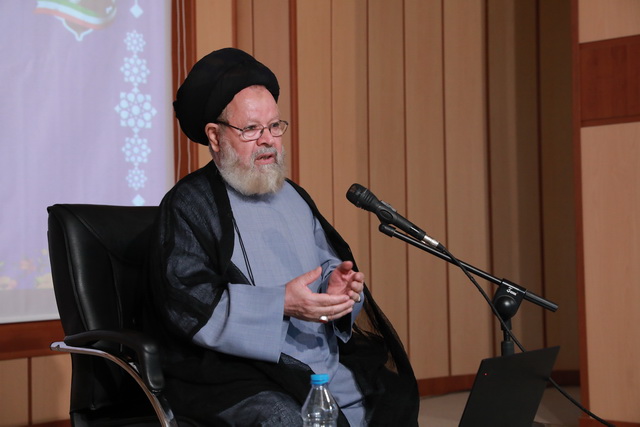 سخنرانی استاد آیت الله حسینی قزوینی در بنیاد بین المللی علوم وحیانی اسراء