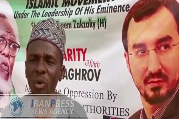 تظاهرات مسلمانان نیجریه در اعتراض به دستگیری فعالان شیعه در جمهوری آذربایجان